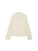 Chaqueta blazer PB&ZA de moda europea y americana para mujer, elegante, con botones decorados, de manga larga, corte ajustado, color liso, en beige y rojo