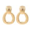 Pendientes de gota de oro simples europeos y americanos de ZA, nuevos pendientes de aleación de estilo callejero, fabricante de accesorios transfronterizos en stock