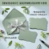 Conjunto de Envelopes para Cartão de Cumprimentos Verde, Envelope Minimalista Liso na Cor Sálvia, Conjunto de Envelopes para Convite Estilo Europeu