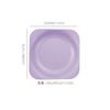 Plato Redondo de Paja de Trigo de 20 cm, Plato de Comida para el Hogar, Plato de Fruta de Moda, Plato de Desayuno, Plato de Bocadillos, Estilo Nórdico