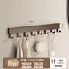 Gancho de Madera de Nogal Estilo Medieval Sin Taladro Colgador de Ropa para Puerta Trasera Baño Cocina Baño Gancho Adhesivo Colgante de Pared