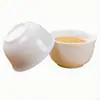 Taza de Té Gongfu Chami Fang Blanco Marfil Tazón de Té Individual Juego de Té de Cerámica Porcelana Blanca de Dehua Taza Pequeña para Cata de Té de Maestro