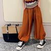 Pantalones para Niña 2026 Verano Nuevos Pantalones Deportivos Infantiles Seda de Hielo Gasa Pantalones Antimosquitos Bebé Casual Pantalones de Linterna Modernos