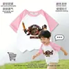 Mi Espada y Escudo [Mecha Espada y Escudo] Camiseta de Manga Corta de Algodón Puro para Niños, Top de Verano Estampado para Niños y Niñas, Moderna y Versátil