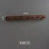 Perchero de Madera Maciza Nórdico para Colgar Abrigos Detrás de la Puerta, Gancho de Pared para Entrada sin Taladro, Una Fila de Ganchos de Madera Largos