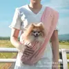 Bolsa de Verão para Pet de Cor Sólida, Bolsa de Passeio Ultra Leve para Pet, Bolsa Transversal para Gato, Bolsa de Passeio, Mochila Portátil para Cachorro, Personalizada