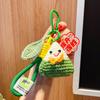 Llavero Gao Zongzi para examen de ingreso a la escuela secundaria, inspirador, de lana, Zongzi, para mochila escolar, joyería colgante, regalo de graduación para estudiantes.