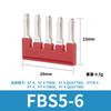 FBS10-6 tira de conexión central cobre puro terminal de resorte enchufable ST4 pieza de conexión conector corto tira de conector corto