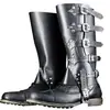Conjunto de Botas Retro Medievais Calças de Guerreiro Viking Cavaleiro Cobertura para Sapato Adereços de Fantasia para Role-Playing Cosplay
