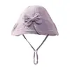 Gorro de Bebé Primavera y Otoño Delgado para Bebé Niña Recién Nacida Sombrero de Pescador Lindo de Princesa Sombrero de Cubeta Ajustable
