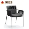 Mesa y silla de exterior para ocio, combinación para terraza exterior, patio, balcón, cafetería, muebles de ratán, silla, juego de tres piezas