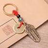 Latón Puro Bagua Sello del Decreto Imperial Amuleto Llavero de Coche Colgante Llavero de Dinero de los Cinco Emperadores Accesorio Colgante Decoración