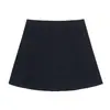Falda A-line de Cintura Alta Simple y Versátil con Dobladillo Acampanado para Mujer, Ropa para Tallas Grandes de Mujer Que Oculta la Forma del Cuerpo y Te Hace Ver Más Delgada, Falda de Longitud Media 65570