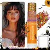 Brillo Corporal en Gel Halloween Transfronterizo Barra Negra y Blanca Cruz Facial Maquillaje de Alto Brillo Decoración Ambiente Festivo