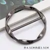 Hebilla de Aleación de Gama Alta Transfronteriza para Bufanda, Hebilla de Nudo para Dobladillo de Camisa y Camiseta, Hebilla de Anillo D Fija para Ceñir la Cintura de Abrigos y Gabardinas