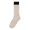 Nuevos Calcetines para Mujer 2025 para Otoño e Invierno, Calcetines de Algodón hasta la Pantorrilla con Punto de Canalé Doble, Calcetines Slouch de Bloques de Color de Caña Media para Mujer