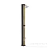 Columna de Ducha Exterior Wenzhou Kangrun de 40L con Panel Cepillado Níquel Dorado, Gran Capacidad, Forma Cuadrada
