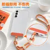 Lanyard para teléfono móvil estilo ins modelo nuevo ventilador para botella de agua llavero colgante clip correa corta ajustable accesorio de cremallera cadena corta