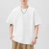 Ropa para Hombre Fengshe / Camiseta de manga corta con cuello mao para hombre, nuevo estilo de verano, patchwork, corte holgado, manga tres cuartos