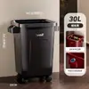 Cubo de Basura Especial para Cocina del Fabricante Original, Gran Capacidad, Sin Tapa, con Ruedas, Cubo Desmontable para Limpieza e Higiene de Residuos de Cocina
