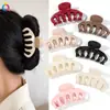 Qiyue Grampo de Cabelo Abóbora Colorida ABS Presilha de Garra Grande Clip Tubarão de Alta Qualidade Exquisito Acessórios de Cabelo para Mulheres Venda por Atacado