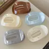 Gel Blanco Personalizado Versátil Geométrico Pin Moda Pasador Elegante Simple Pin de Tiburón Accesorios para el Cabello Nuevo Estilo para Mujeres