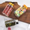 Botella de Vidrio de Borosilicato Transparente con Tapa de Rosca de 50 mm para Miel, Botella para Cápsulas, Polvo Medicinal, Botella de Vidrio para Empaque de Cordyceps