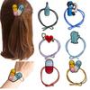 Estilo Coreano Simples Série Médica Acessórios de Cabeça Anel de Cabelo Corda de Cabelo Corda de Cabelo Corda de Cabelo AliExpress Pequenos Elásticos Resistentes Acessórios de Cabelo Couro