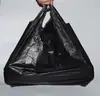 Bolsas de Basura Negras Pequeñas y Medianas 30/35/45 Engrosadas Tipo Chaleco Bolsas Convenientes de Mano Plástico para Cocina y Hogar