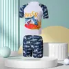 Traje de baño para niños Niños Verano Bebé Protección solar Secado rápido Dividido Bañador Niños Niños Mediano y Grande Niños Lindo Conjunto de Equipo