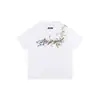 Camisetas Estampadas para Casais Femininos, Tamanho Grande, Frescas e Soltas, Camisetas Versáteis de Verão para Estudantes, Camisetas de Manga Curta Tendência de Marca 100% Algodão