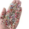 Cor de doce tamanho pequeno fundo plano diamante para arte de unha diamante formato misto diamante k9 vidro super brilho joias para arte de unha atacado