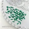 Rhinestones Pequeños Verdes Esmeralda de Base Plana para Uñas, Rhinestones Súper Brillantes con Forma de Gota de Agua y Mariposa, Decoraciones para Uñas al por Mayor