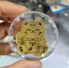 Adesivo de Telefone de Ouro Puro 999 para Riqueza Instantânea, com Adesivo Traseiro, Adesivo de Ouro 2mg, Presente Promocional para Lojas de Ouro em Transmissão ao Vivo
