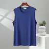 Chaleco de Modal Suelto Casual para Hombre, Nuevo de Verano, Talla Grande, Cómodo y Adecuado para Ropa Exterior, Pijamas, Ropa de Casa y Deportes