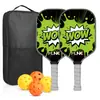 Vendas Diretas de Fábrica Pickleball Amazon Transfronteiriço Alta Qualidade Madeira de Choupo Raquete de Pickleball Fibra de Vidro