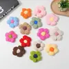Inverno ao Ar Livre Árvore Grande Usar Suéter Enfeites Flores Pompoms Acessórios Árvore Grande Feito à Mão DIY Decoração Acessórios de Olhos