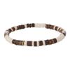 Pulseira simples de miçangas de madeira turquesa transfronteiriça moda masculina versátil de alta qualidade pulseira de miçangas de casca de coco joias masculinas