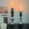 Portavelas Aromaterapia Adornos Mesa de Comedor Cena a la Luz de Velas Decoración Hotel Sala de Muestras Accesorios Sala de Estar Manualidades Adornos