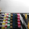 Jacquard Veludo Granular Tecido de Veludo de Lã de Cordeiro Listrado Lã de Cordeiro Colorido Listrado Tingido em Fio Listras Horizontais Material para Sapatos Tecido de Pelúcia para Brinquedos