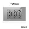 Enchufe Estándar Americano con Interruptor 16A Estilo Americano 110V Panel de Enchufe Multifunción Sudamericano con Interfaz USB Panel de Enchufe