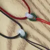 Cordón para Collar de Nudo Plano Tejido a Mano de 2.5 mm Venta al por Mayor Cordón con Colgante de Ágata Jade Arena de Cristal Dorado para Hombres y Mujeres