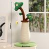 Arranhador de Sisal para Gatos, Estrutura de Escalada para Gatos, Resistente ao Desgaste, Resistente a Arranhões, Placa Vertical de Arranhar para Gatos sem Fiapos, Arranhador Árvore da Fortuna, Brinquedo para Gatos