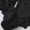 2025 Traje nuevo Moda de Mujer Verano Traje Holgado Cuello de Solapa Manga Siete Cuartos Abrigo Pantalón Ancho Nueve Cuartos Tirantes Conjunto de Tres Piezas