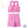 Comércio Exterior Estilo Esportivo Body Modelador de Yoga Sutiã Costas Conjunto Suporte Superior à Prova de Choque de Alta Resistência Roupa Externa Roupa Íntima Esportiva para Mulheres