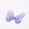 Fábrica Especial de Fontes de Corrente Peça de Flor Borboleta de Renda Bordada Dupla Camada Acessórios para Penteado Acessórios de Cabelo Headdress da Dinastia Han Traje Antigo