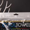 Bolsa de embalaje para toallas frías CoolTowel, toalla de hielo, toalla congelada, bolsa de aluminio autosellada, bolsa de toalla 3D al por mayor