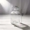 Jarrón de cristal creativo de alta gama estilo europeo, arreglo floral hidropónico transparente, adorno de decoración para el hogar de la sala de estar, maceta al por mayor