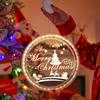 Luzes de Natal Pontuais Transfronteiriças Luzes Penduradas 3D Decoração de Quarto Árvore de Natal Arranjo de Luzes LED Janela Luzes de Corda Estrela