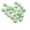 Imitación de turquesa de magnesita porcelana de alta calidad cuentas redondas cuentas antiguas amarillo colza azul verde cuentas individuales cuentas sueltas accesorios cuentas sueltas de imitación de jade